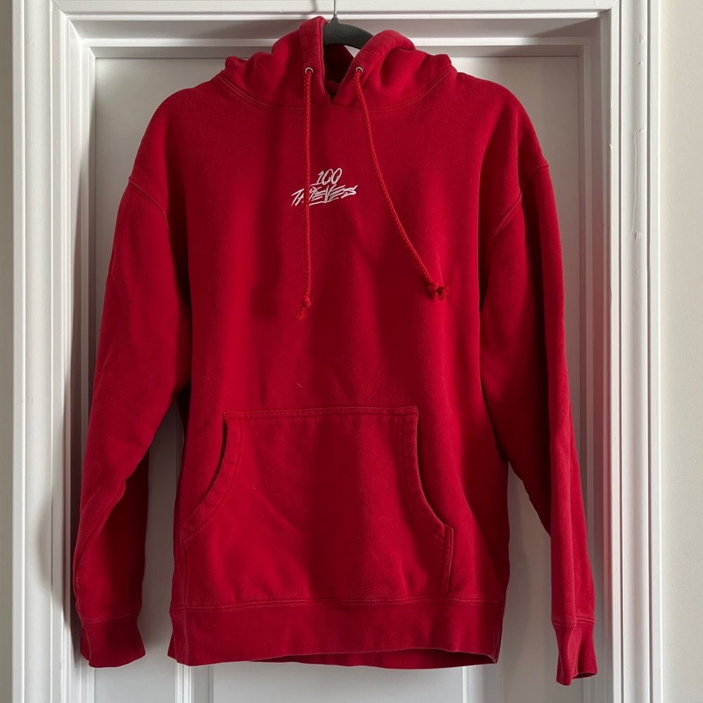 100 Thieves Strawberry Jam Red Men's Hoodie